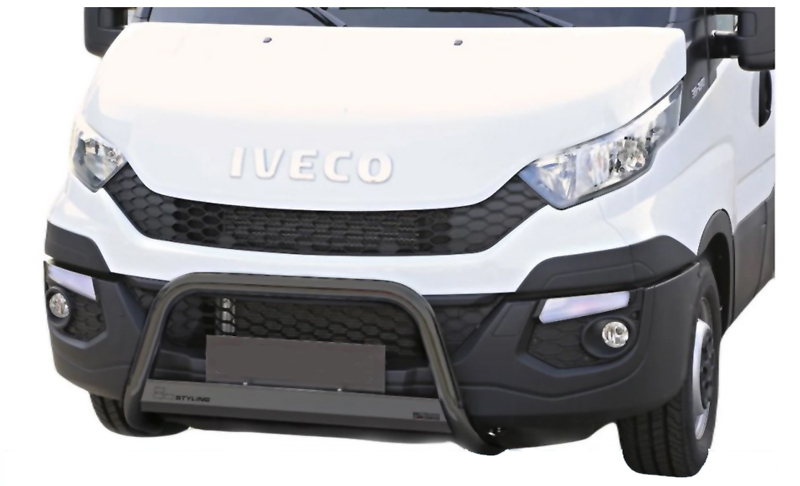 Frontschutzbügel schwarz matt 63mm für Iveco Daily ab 2014